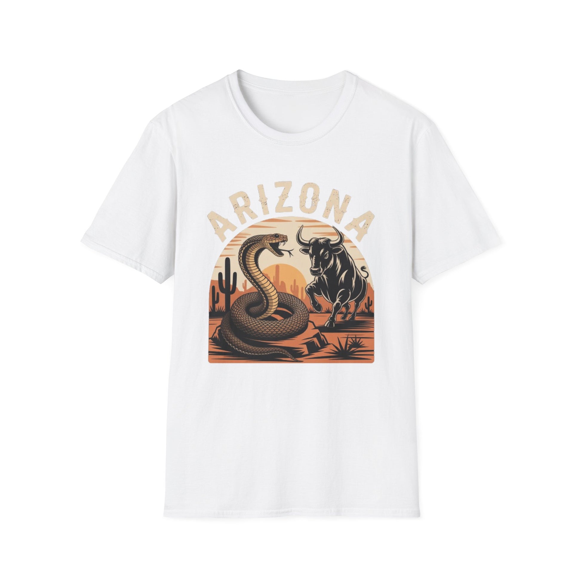 Arizona Graphic Unisex T-Shirt, Casual Summer Shirt, Southwestern Style Tee, Gift for Nature Lovers, Adventure Apparel