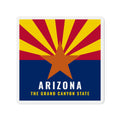 Arizona Grand Canyon State Flag Refrigerator Magnet – Die-Cut AZ Fridge Magnet — front view