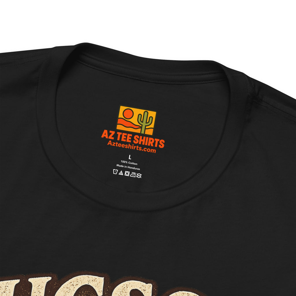 Tucson Vintage Sunset Tee — 'Old Pueblo' Desert Graphic T-Shirt — lifestyle view
