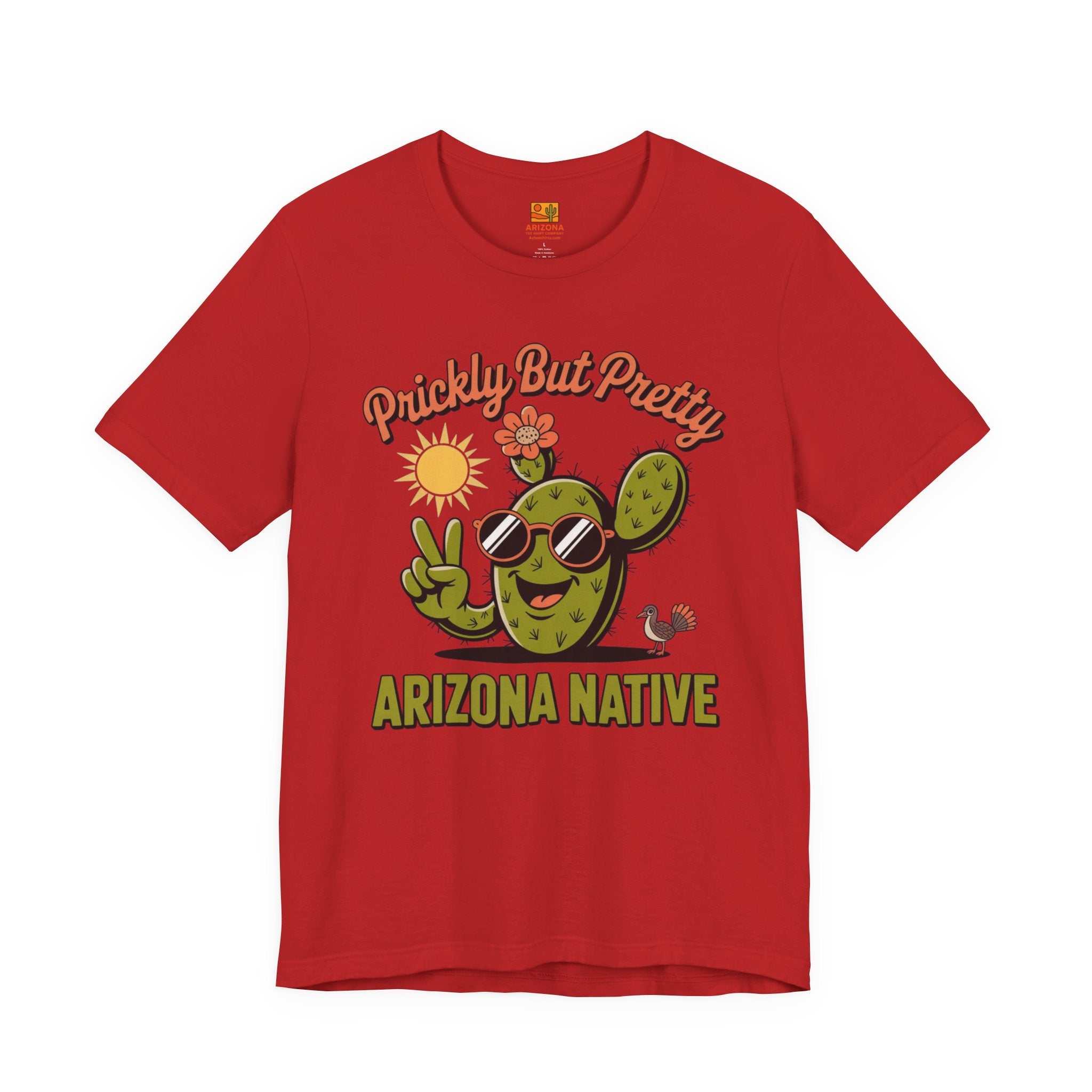 'Prickly But Pretty' Cactus Tee — side view 2