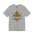 Vintage Arizona Saguaro Sunset T-Shirt – Retro Desert Southwest Tee — lifestyle view