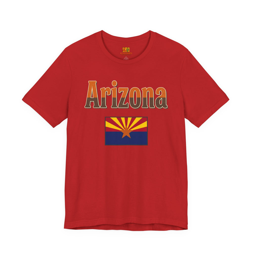 Arizona State Flag T-Shirt — Arizona Graphic Tee — front view 2