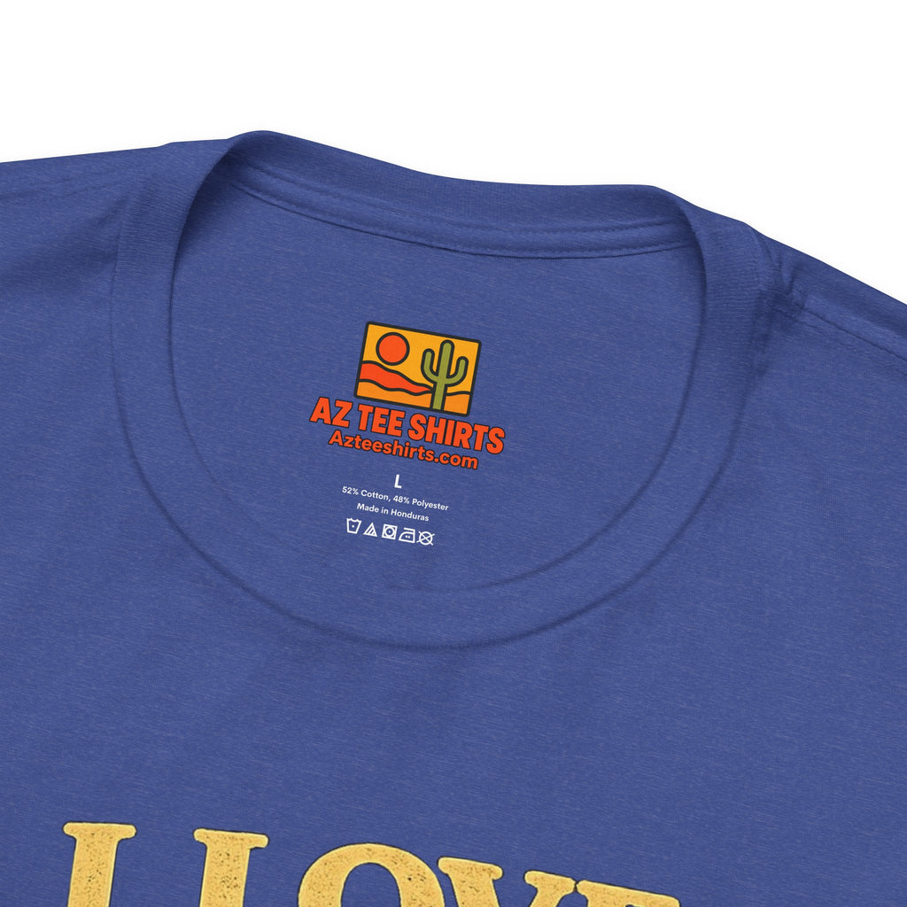 I Love Tucson Sunset Vintage Desert Cactus T‑Shirt — lifestyle view