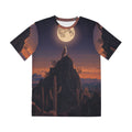 Desert Moonlight Coyote All-Over Print Tee — Arizona Night Sky