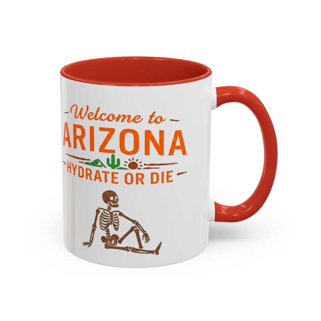 Arizona Mug - "Welcome to Arizona: Hydrate or Die" Coffee Cup (11/15oz) — alternate view