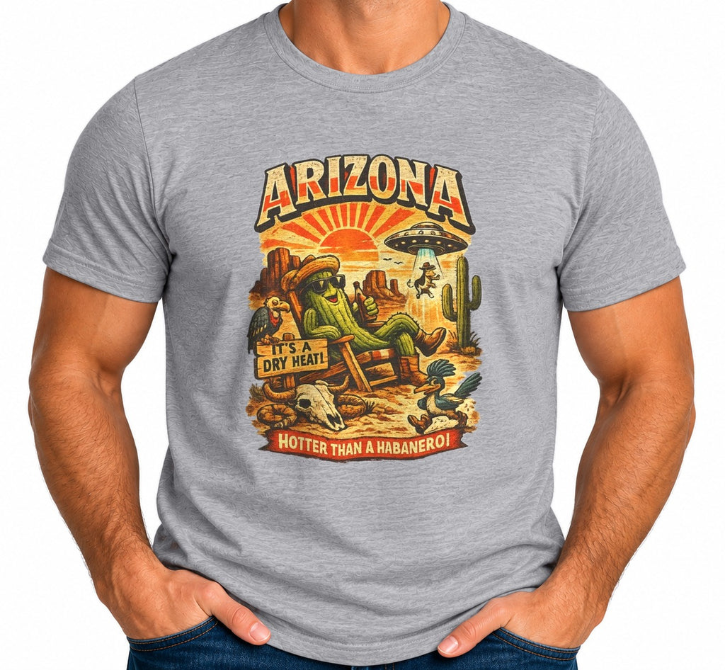 Man wearing the Hotter Than a Habanero T-Shirt