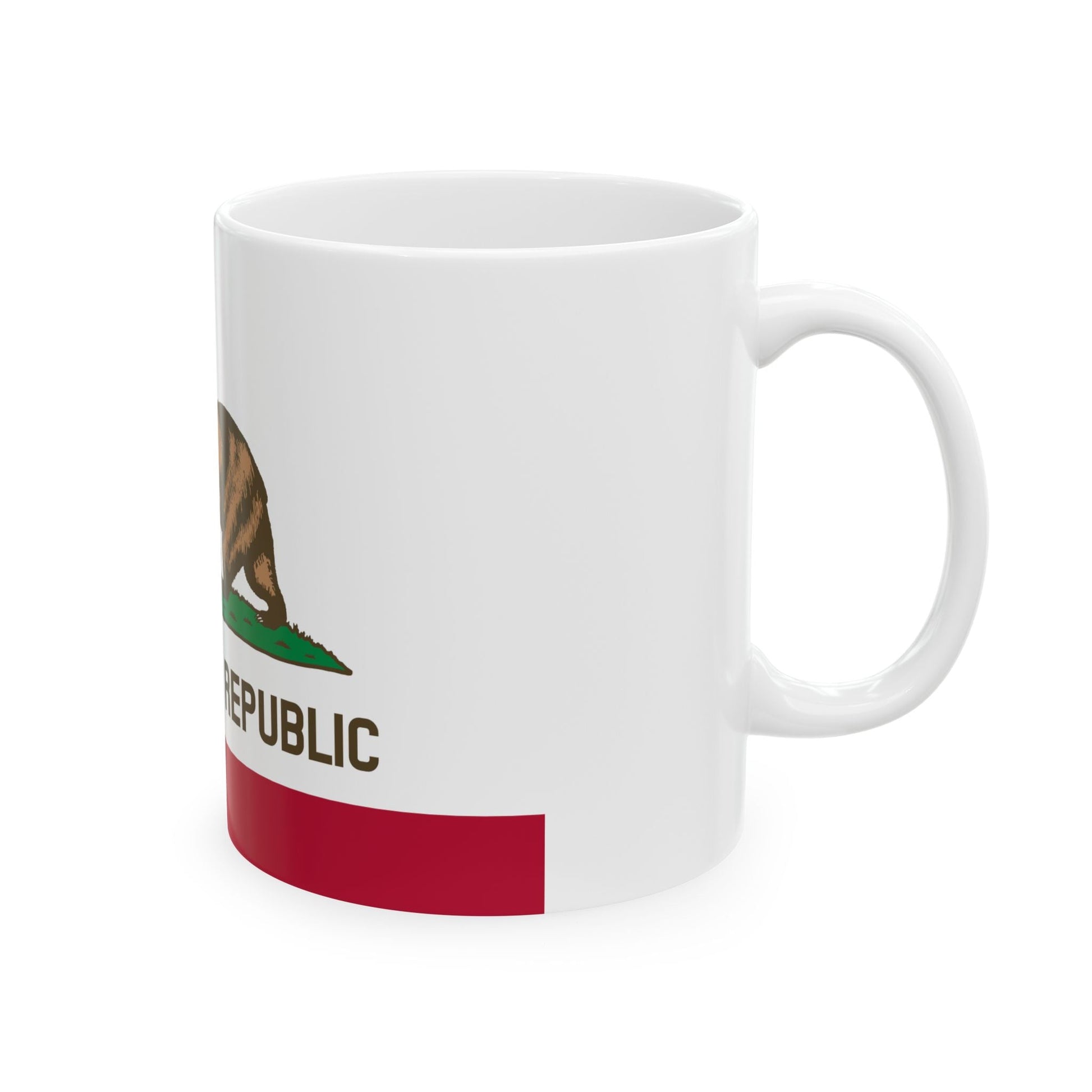 California Republic Bear Ceramic Mug - 11oz & 15oz Printify
