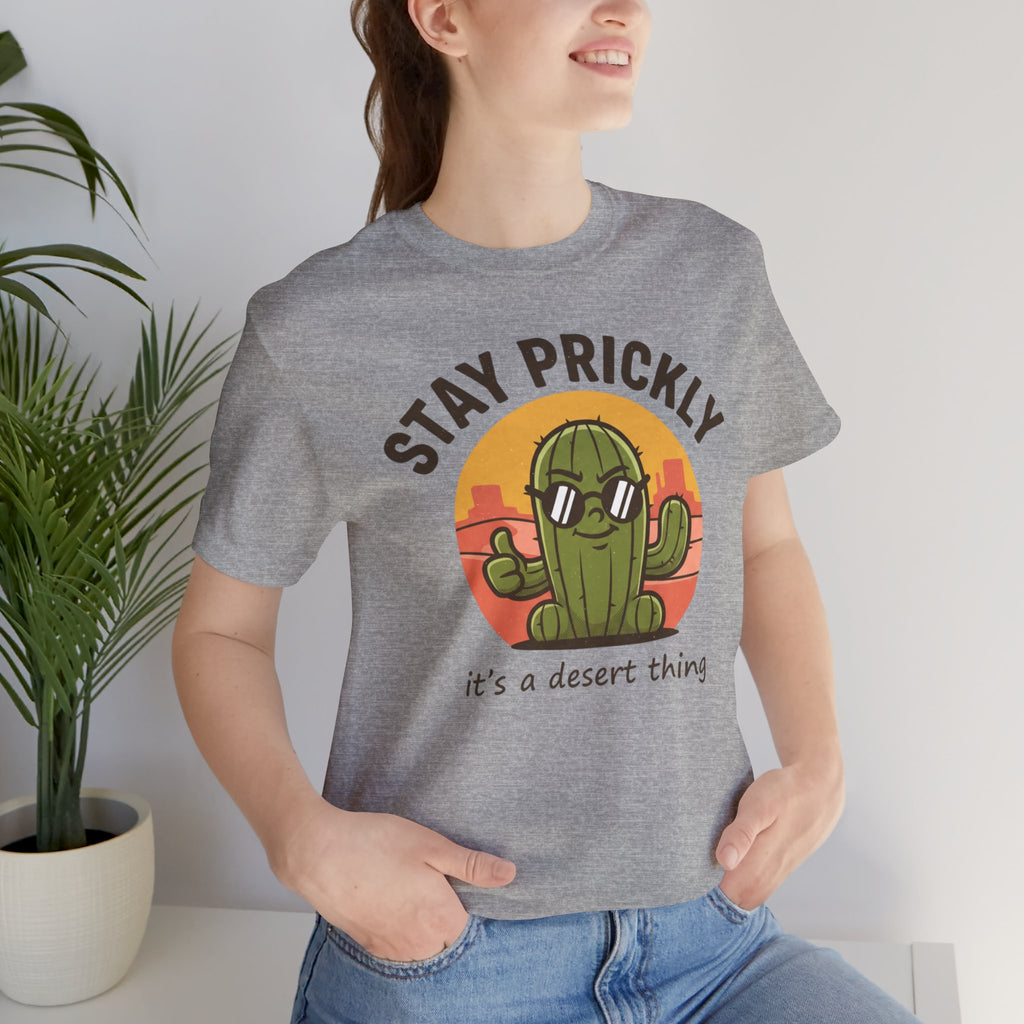 Prickly Thing T-Shirt — 'It's a Prickly Thing' Graphic Tee — side view