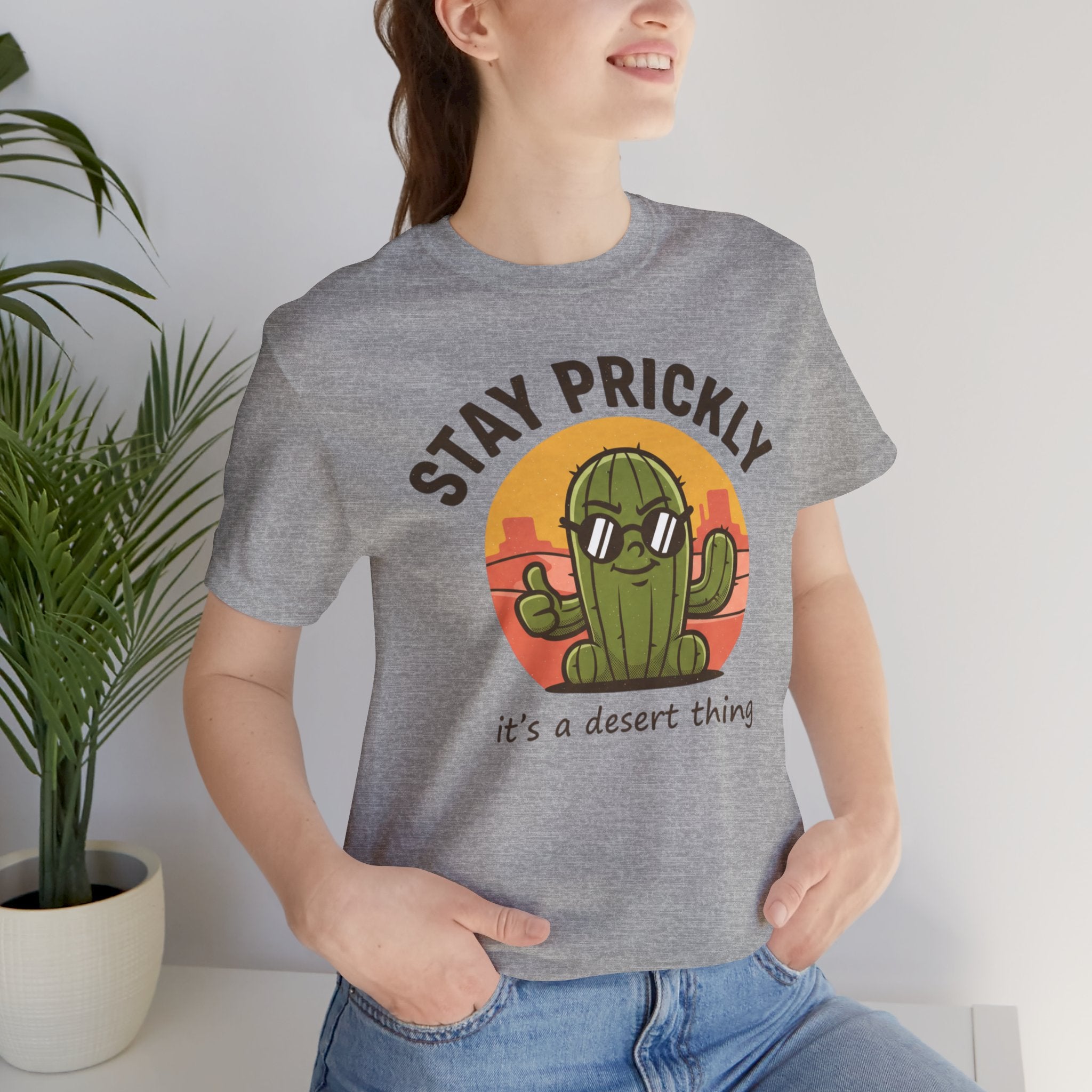 Prickly Thing T-Shirt — 'It's a Prickly Thing' Graphic Tee — side view
