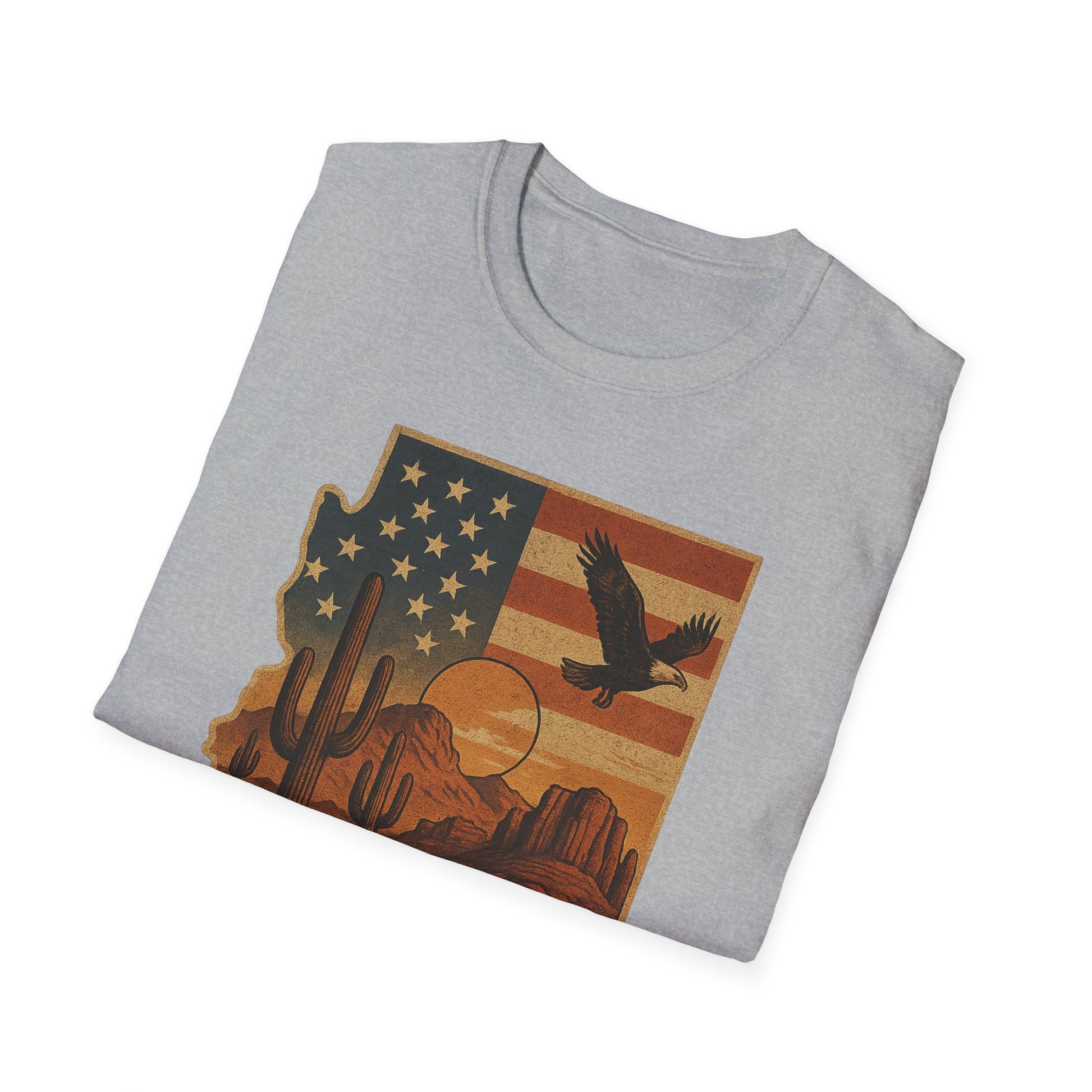 Arizona Desert Vibes Unisex T-Shirt, Casual Outfit, Souvenir Tee, Gift for Travelers, Southwestern Style, Arizona Pride