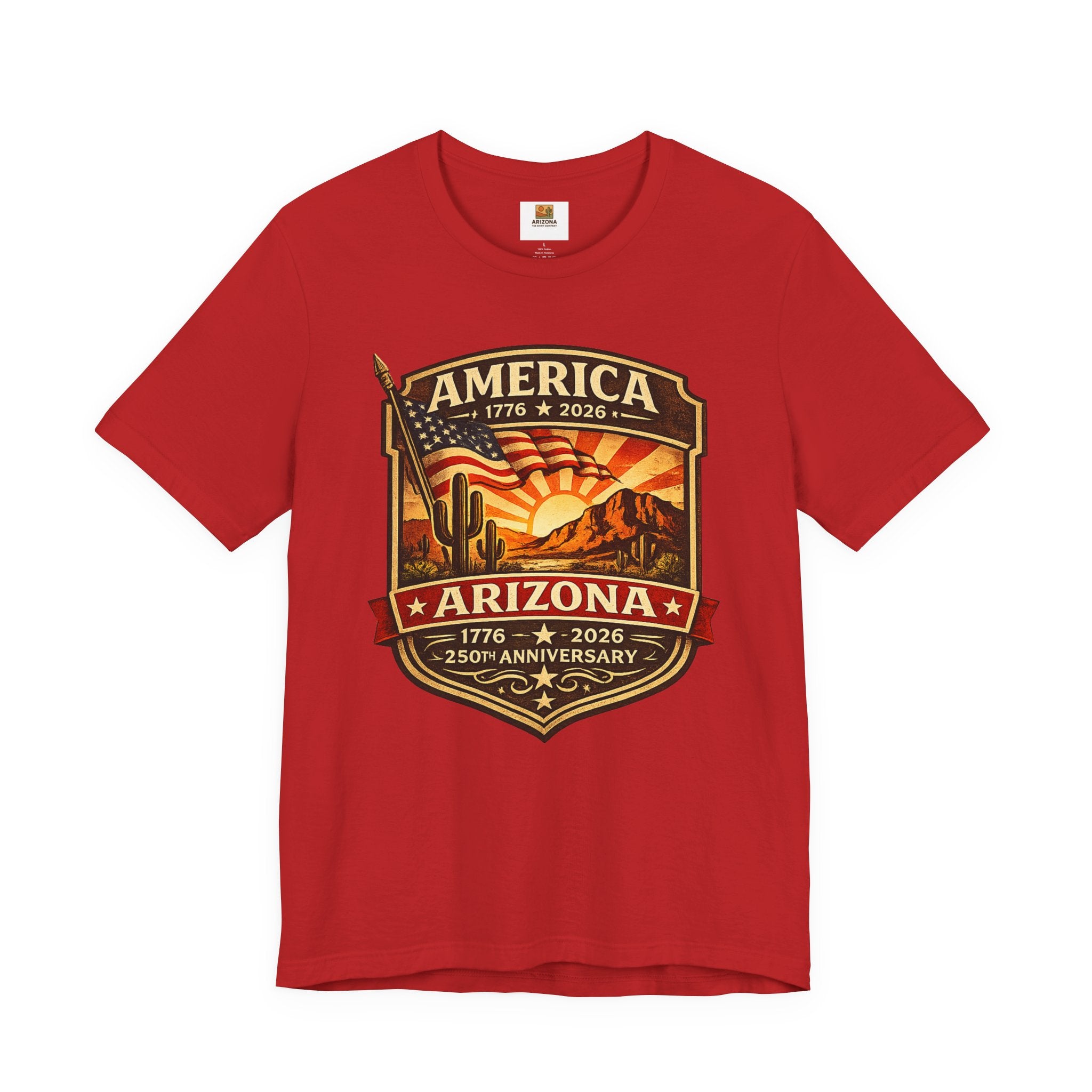 Arizona 250th Anniversary Tee — "America Arizona 1776–2026" Commemorative T-Shirt