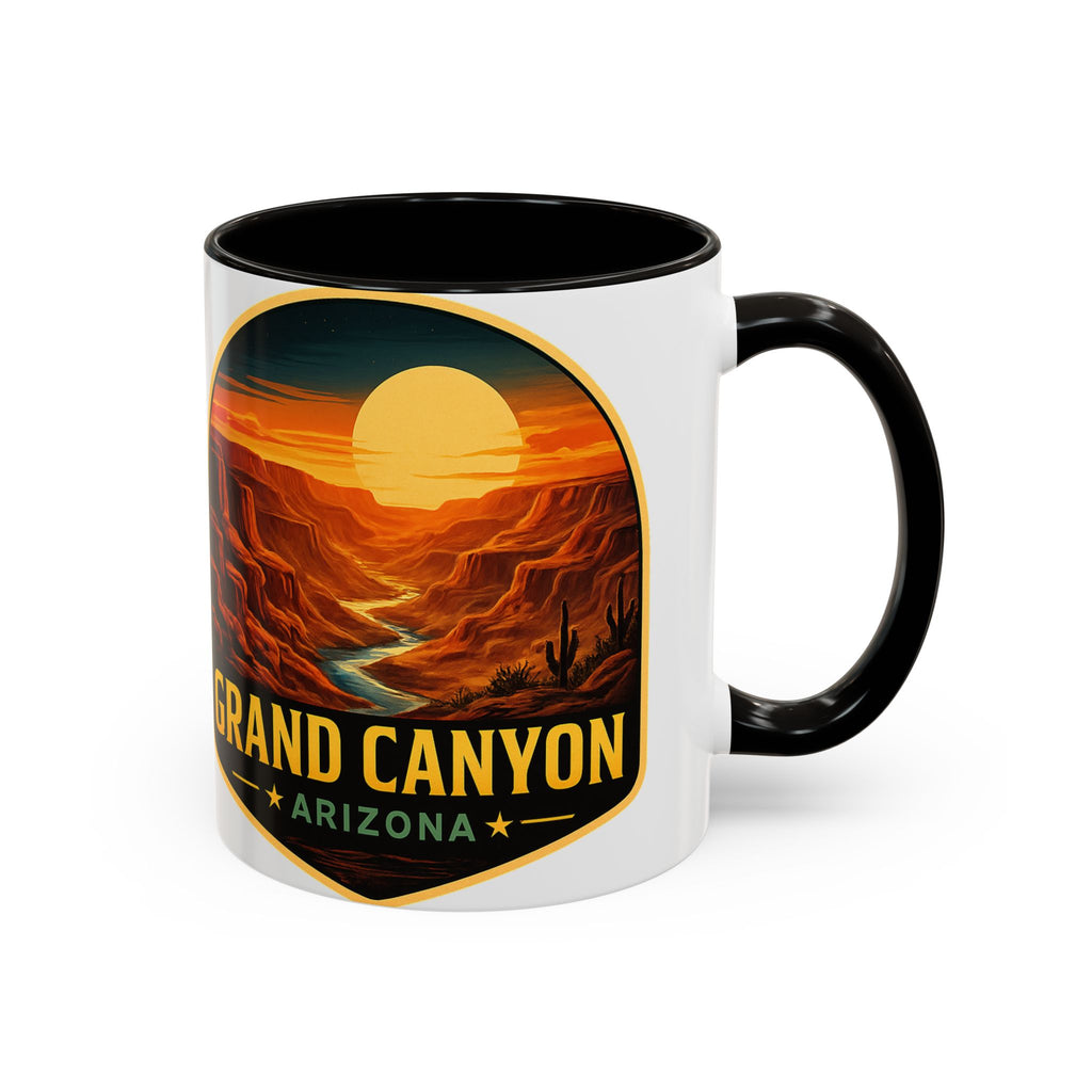 Grand Canyon Sunset Mug — Arizona Travel Coffee Cup (11oz/15oz) — front view