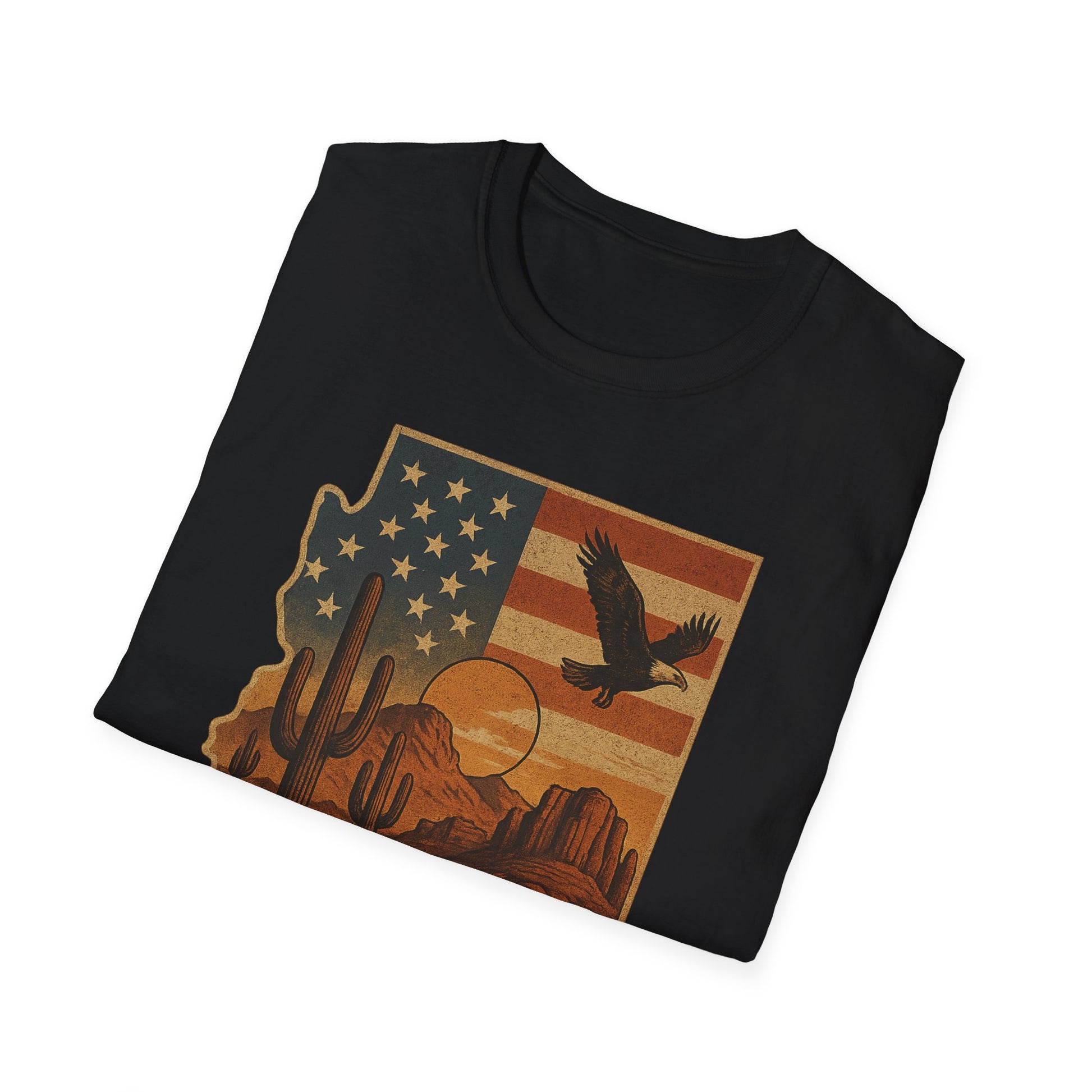 Arizona Desert Vibes Unisex T-Shirt, Casual Outfit, Souvenir Tee, Gift for Travelers, Southwestern Style, Arizona Pride