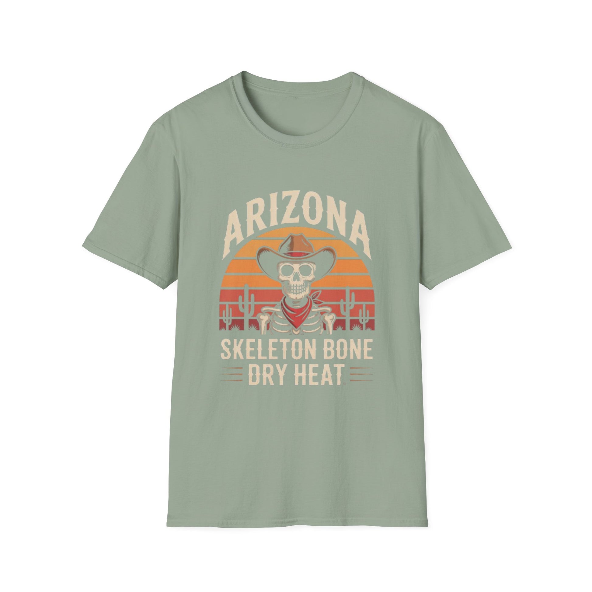 Arizona Skeleton Bone T-Shirt, Halloween Shirt, Vintage Graphic Tee, Unisex Casual Wear, Perfect for Gifting