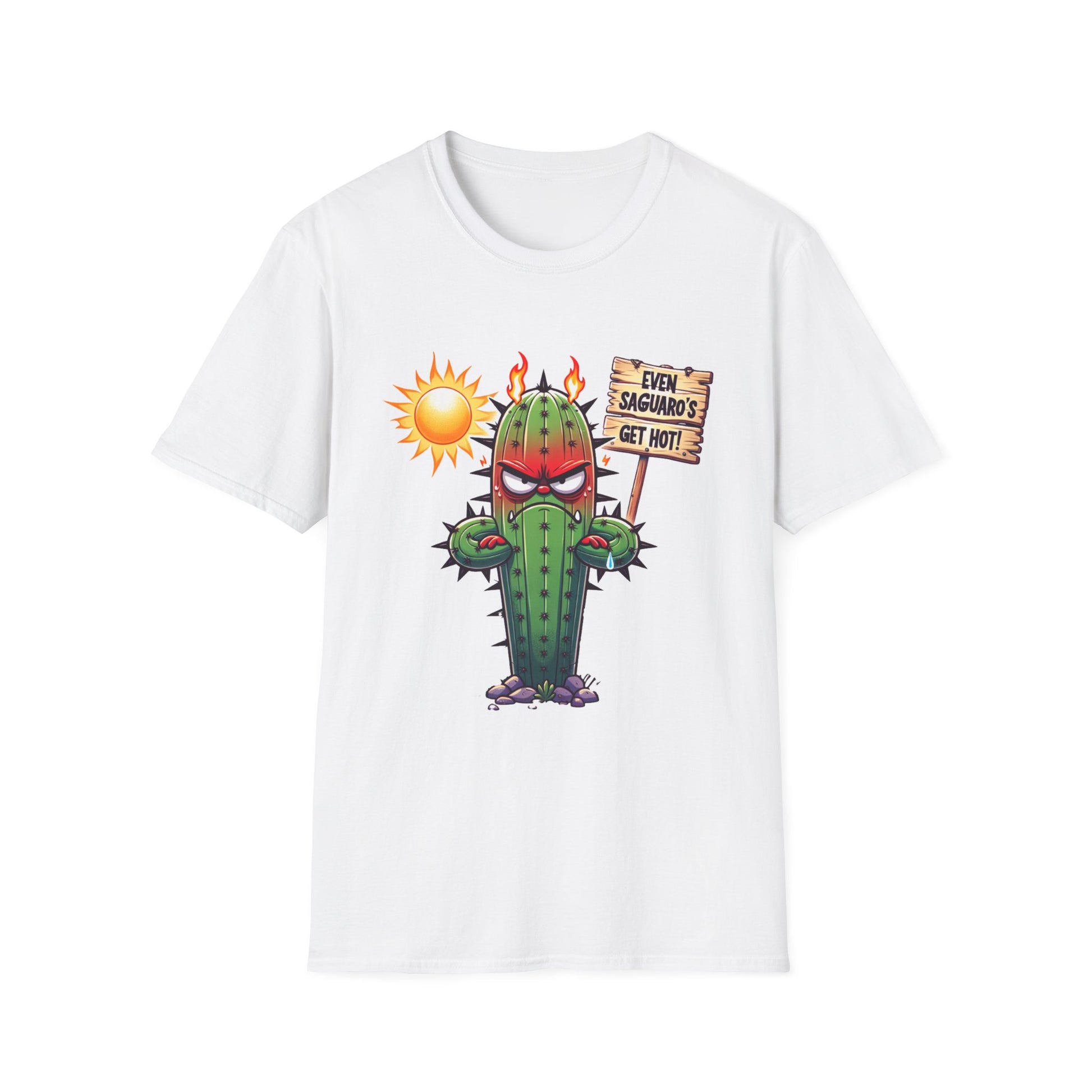 'Even Saguaro's Get Hot' Unisex Tee