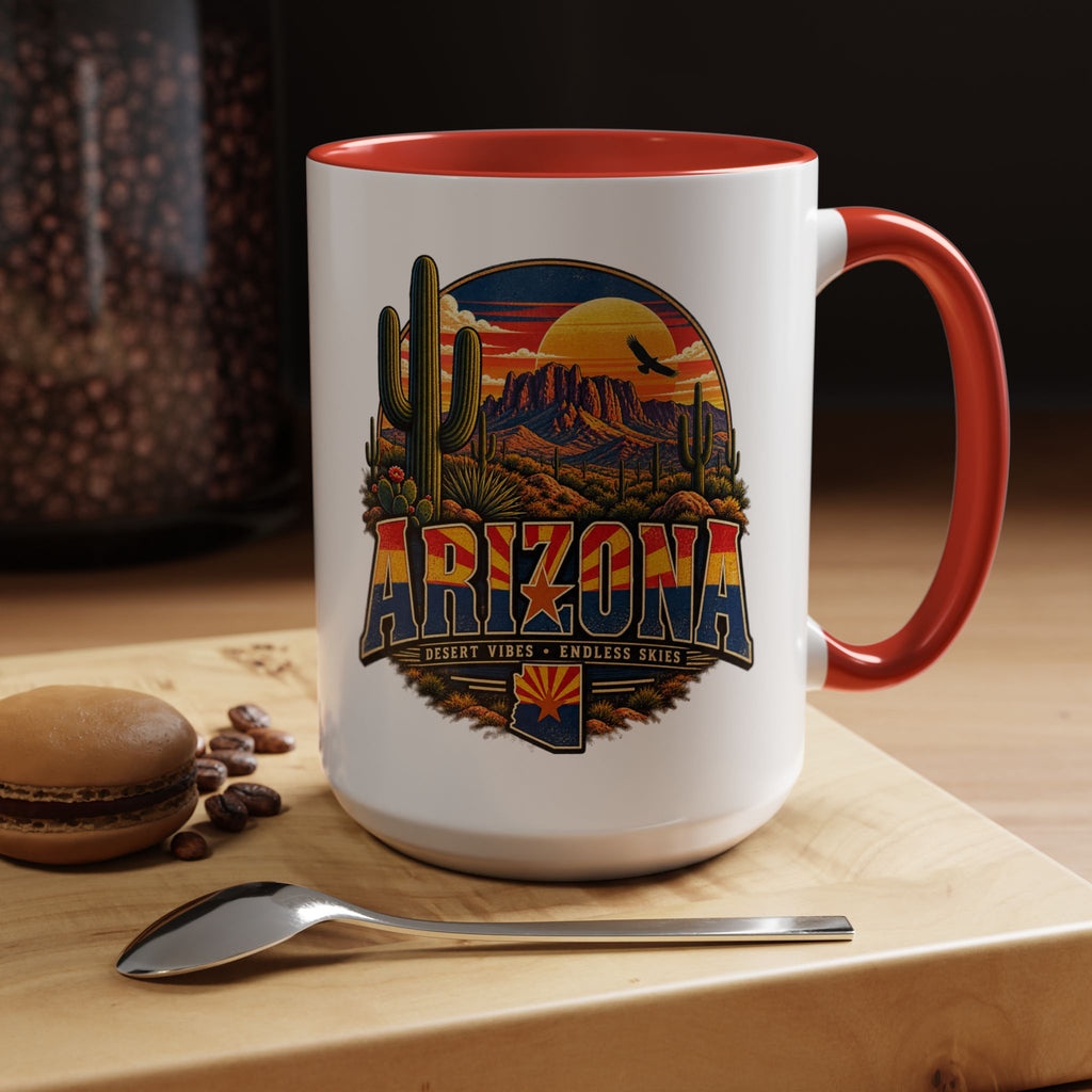 Arizona Coffee Mug – Desert Vibes Scenic Souvenir (11/15oz) — alternate view