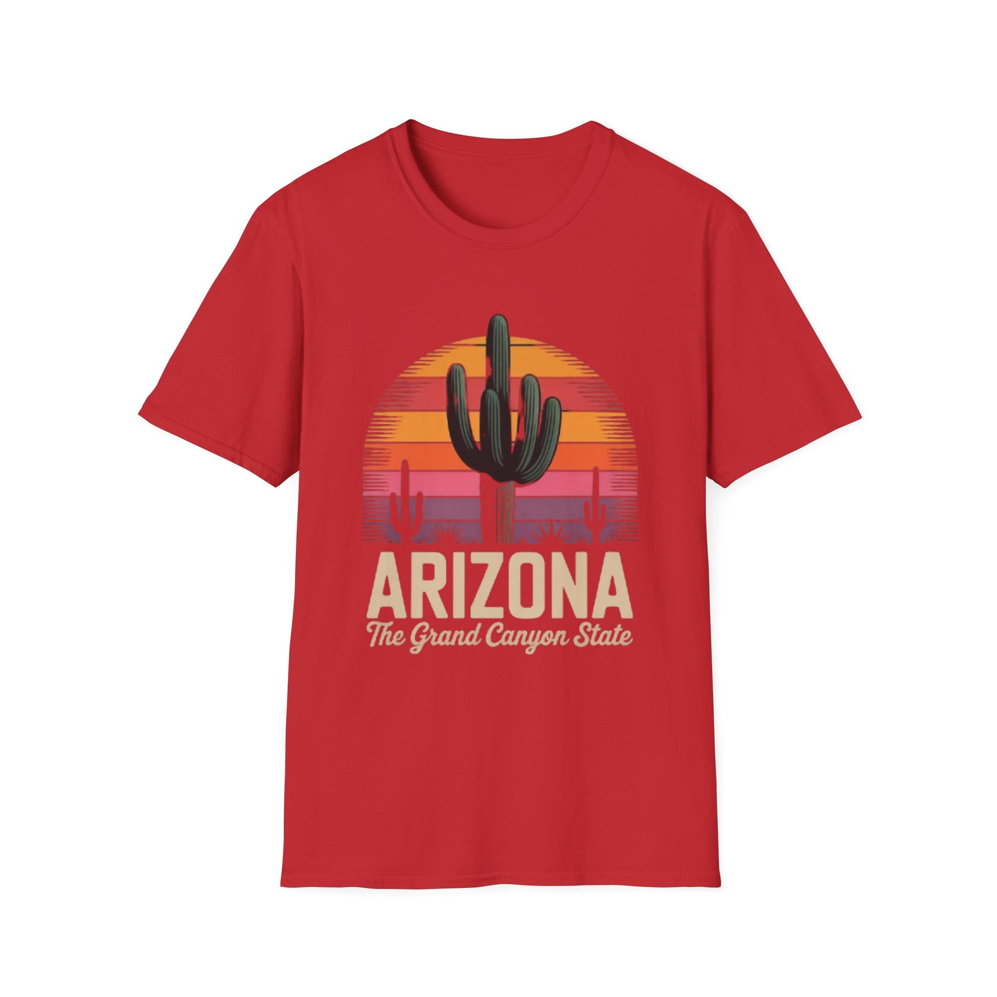Arizona Cactus Graphic Tee, Unisex Softstyle T-Shirt for Travel Lovers, Gift for Nature Enthusiasts, Spring/Summer Essential, Arizona [...]