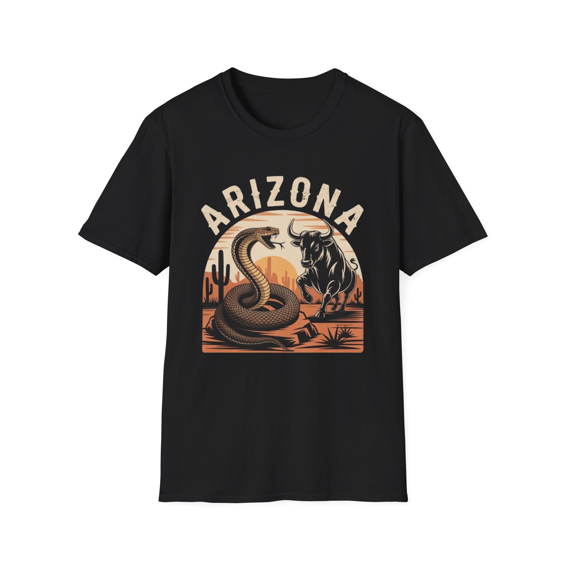 Arizona Graphic Unisex T-Shirt, Casual Summer Shirt, Southwestern Style Tee, Gift for Nature Lovers, Adventure Apparel