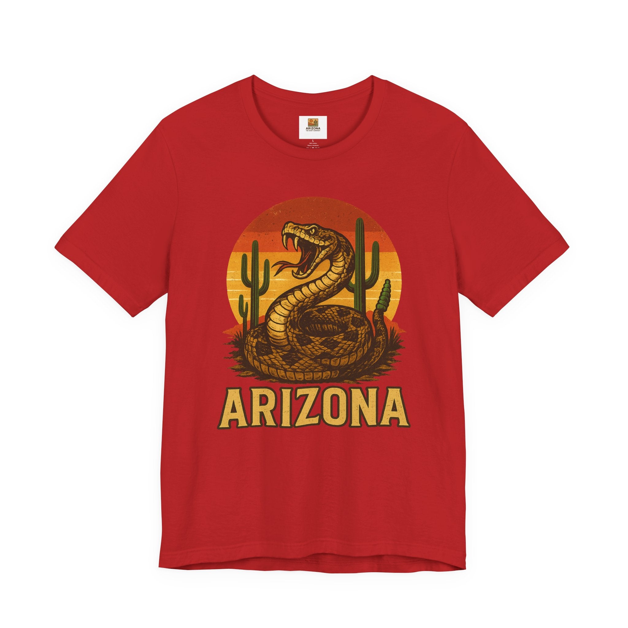 Arizona Rattlesnake Vintage Sunset Tee