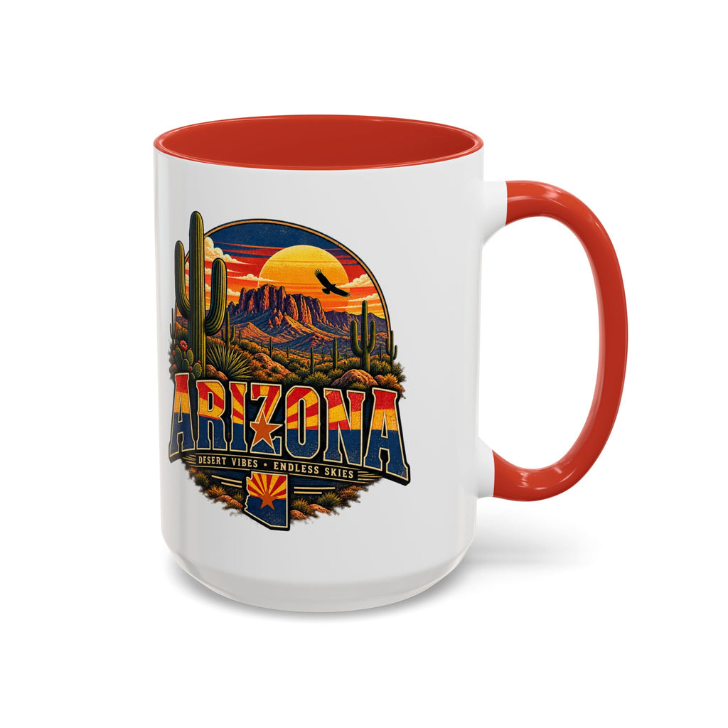 Arizona Coffee Mug – Desert Vibes Scenic Souvenir (11/15oz) — lifestyle view 2