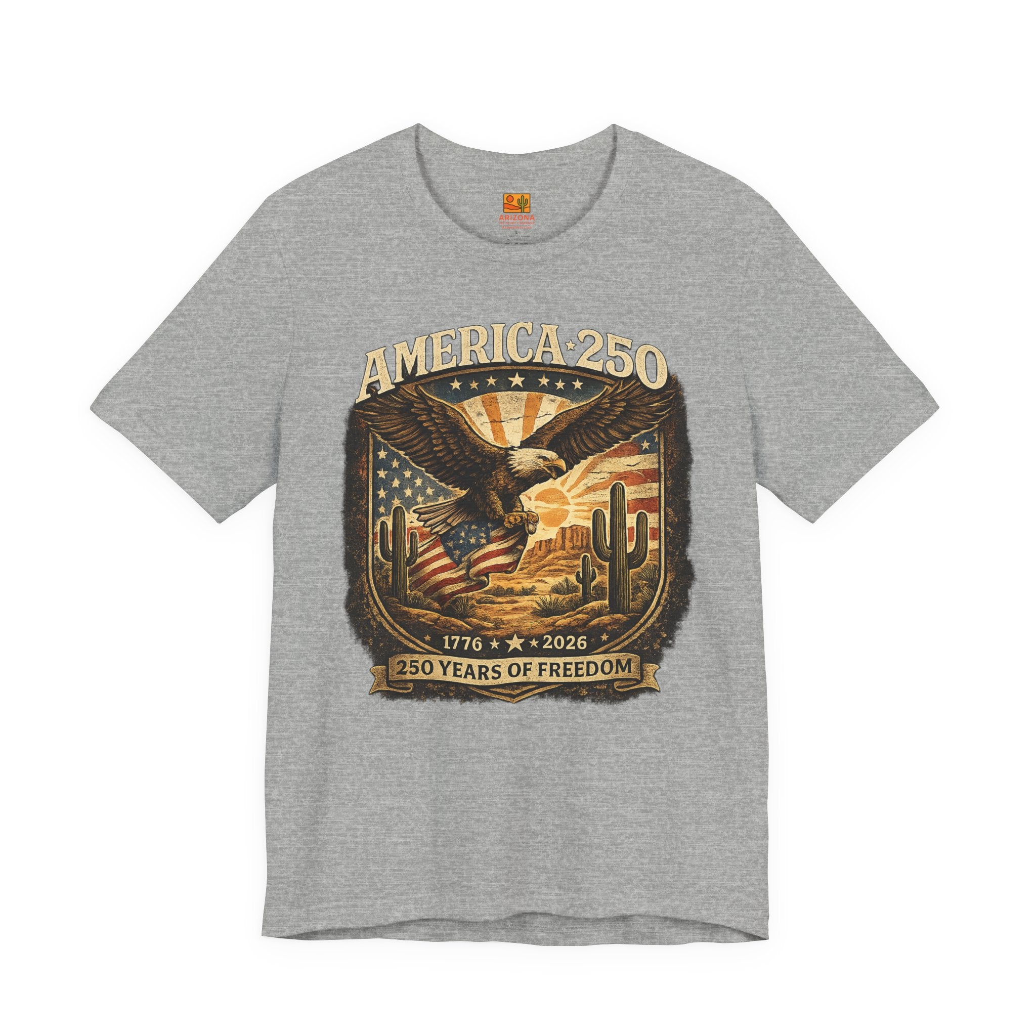 America 250 Eagle Tee – 250 Years of Freedom Patriotic T‑Shirt (1776–2026) — alternate view