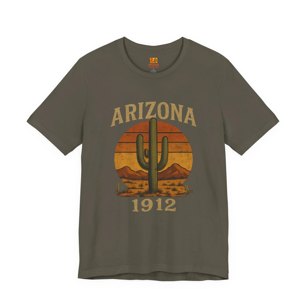 Arizona 1912 Cactus T-Shirt — back view