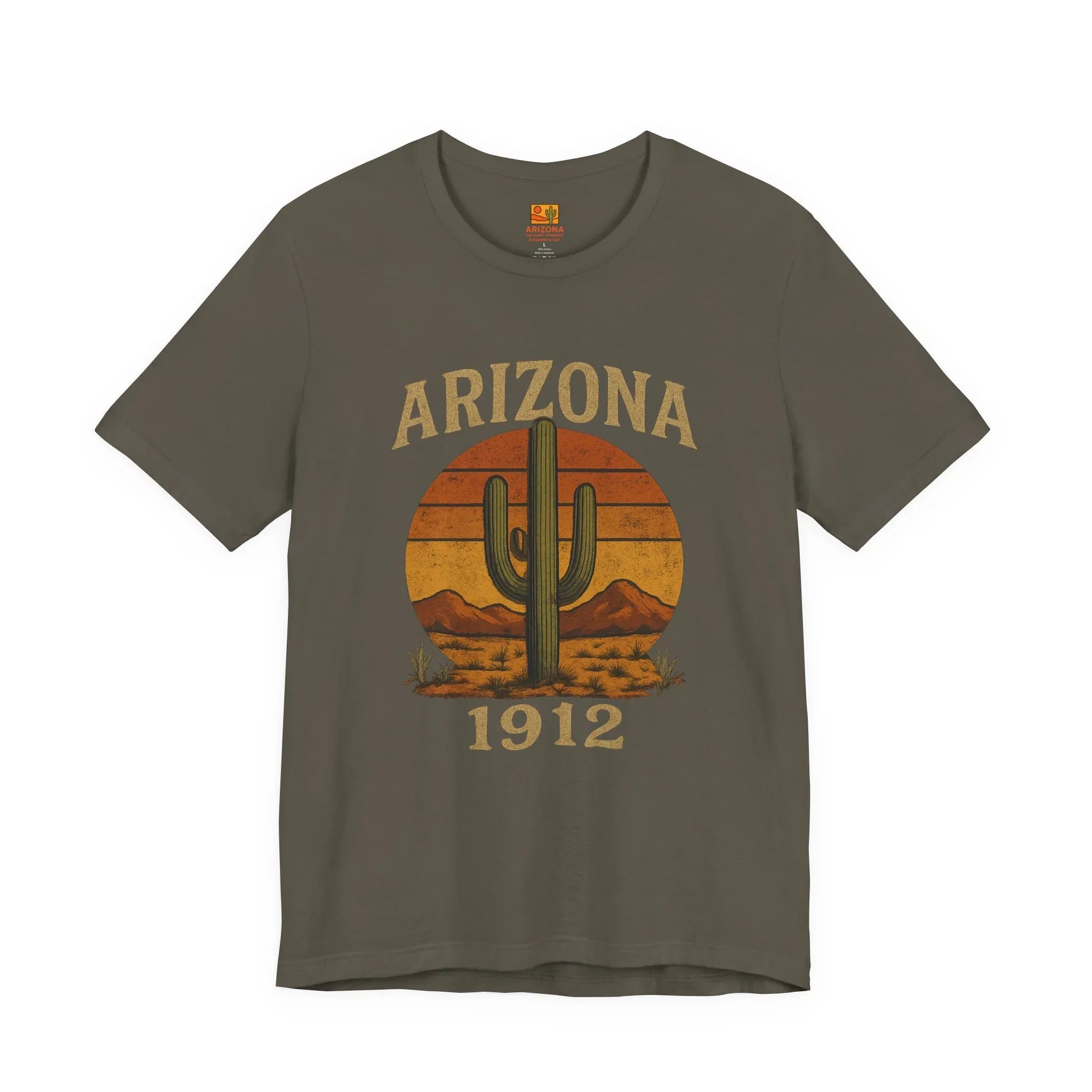 Arizona 1912 Cactus T-Shirt — back view