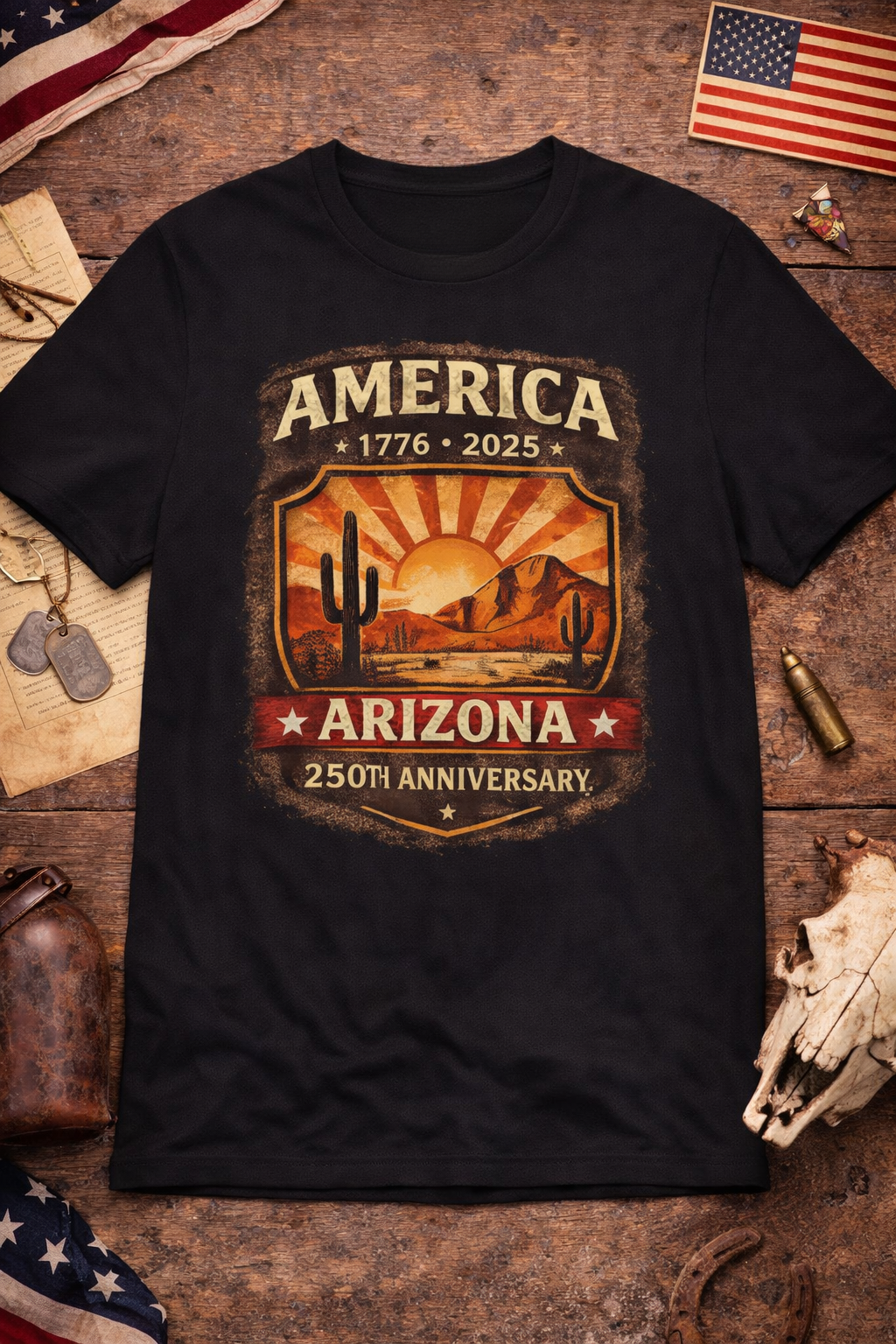 Arizona 250 Celebration Tee — Desert Strong — front view