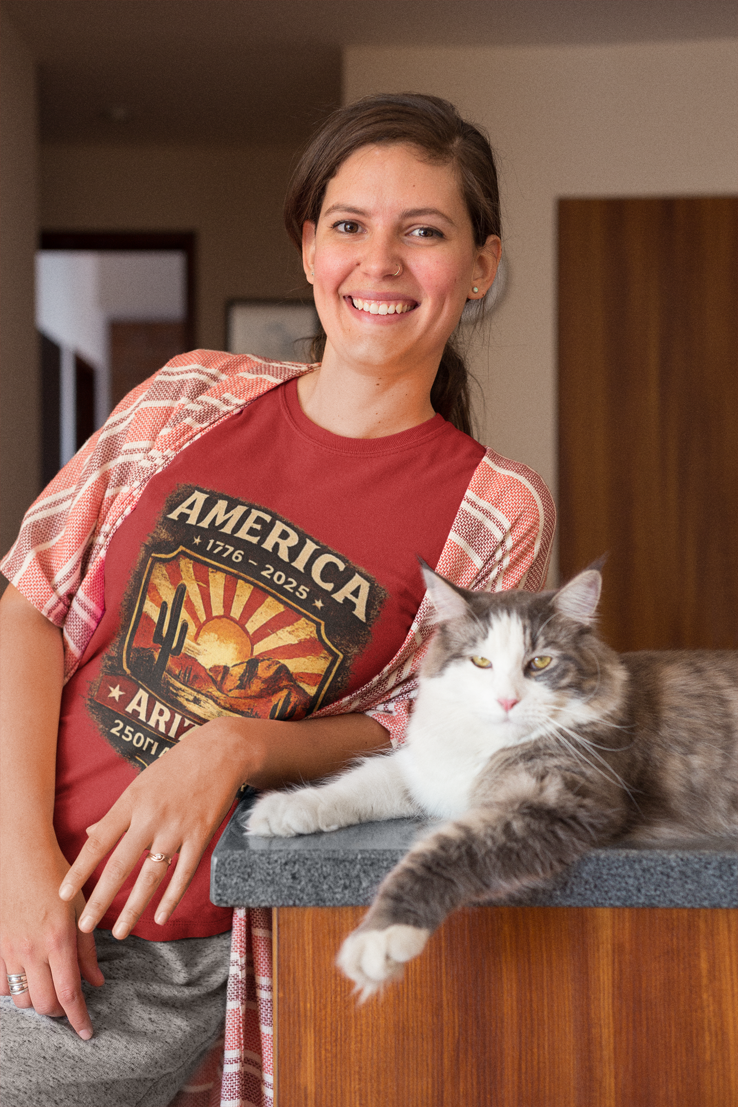 Arizona 250 Celebration Tee — Desert Strong — side view