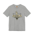 Arizona Cactus Vintage Logo Tee — ESTD 1912 Desert Graphic T-Shirt — back view