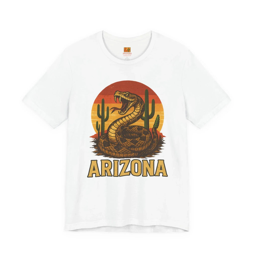 Arizona Rattlesnake Vintage Sunset Tee — detail view 2