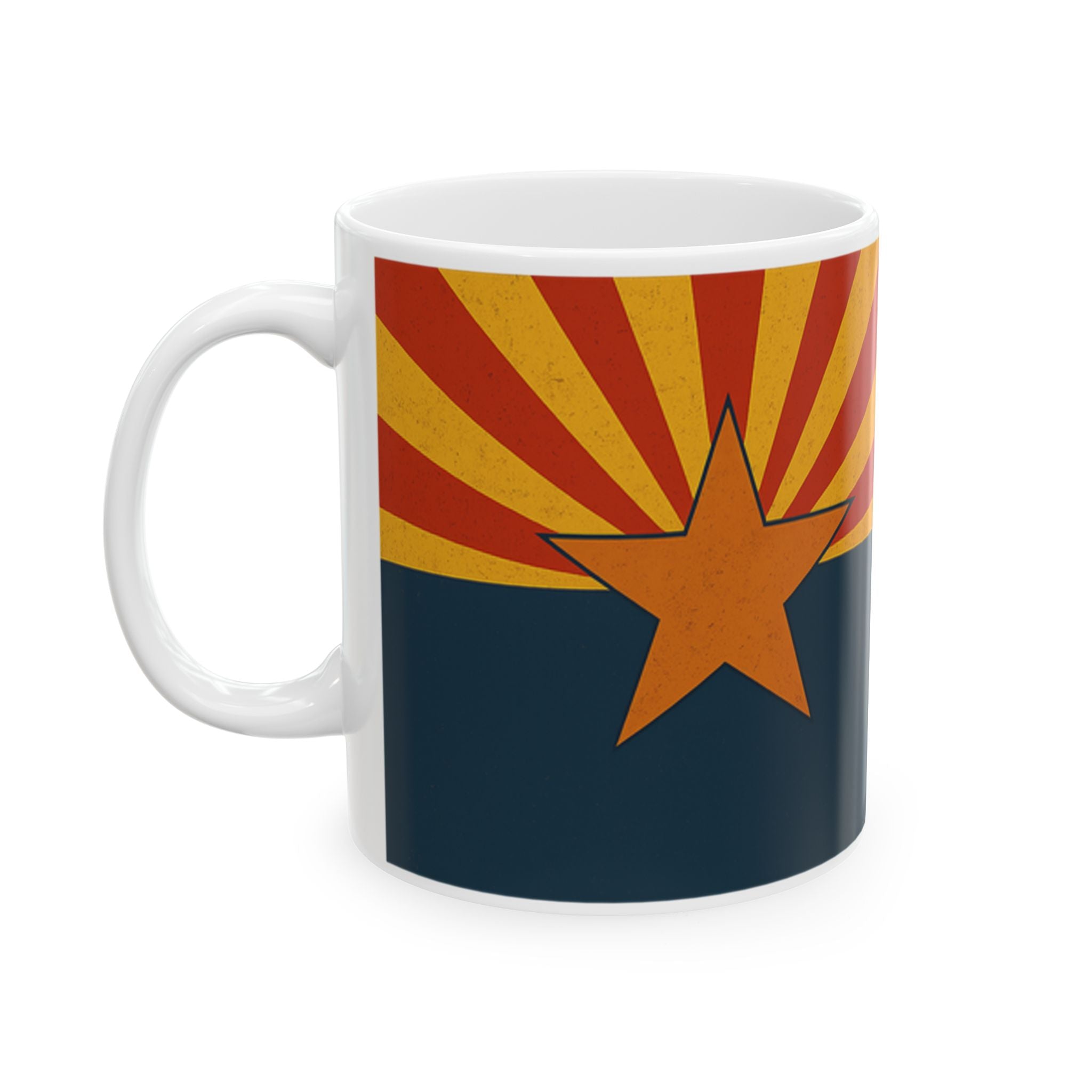 Arizona Sunrise Ceramic Mug — side view
