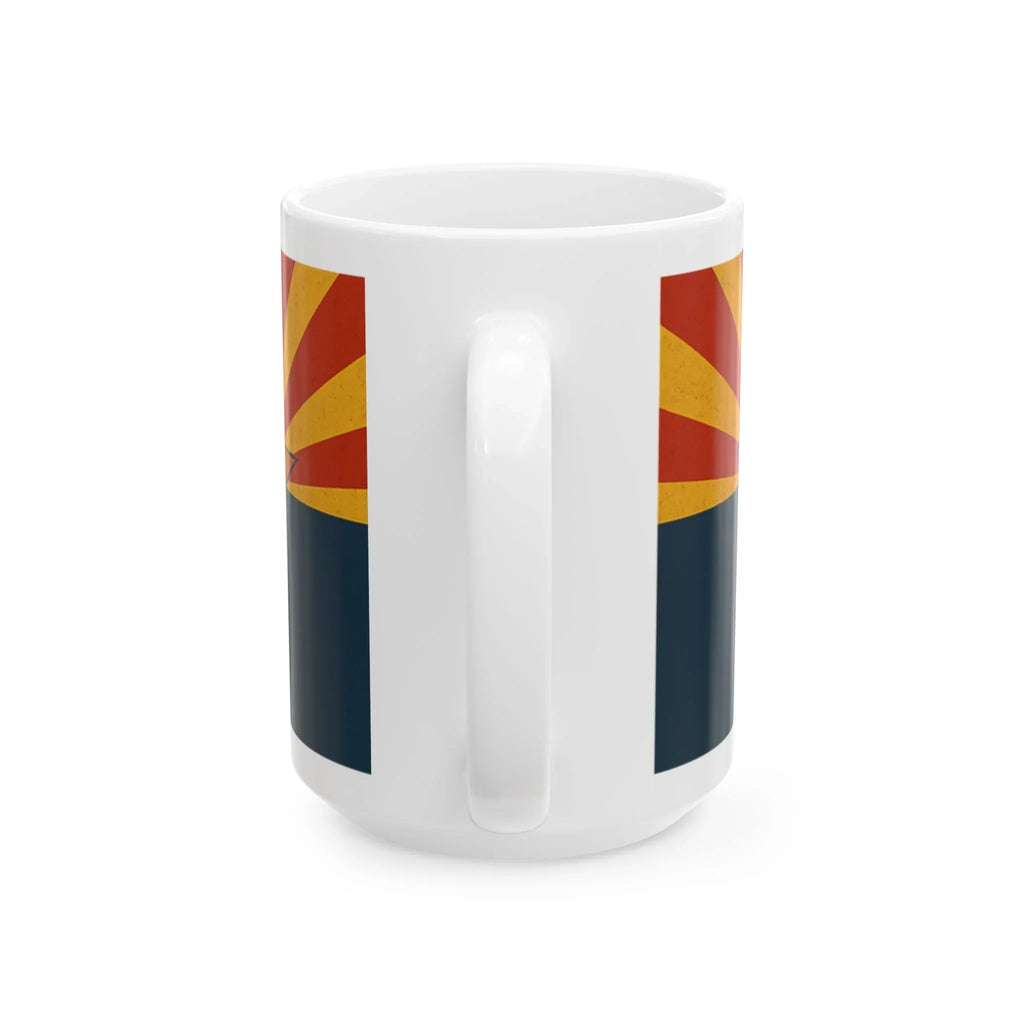 Arizona Sunrise Ceramic Mug — front view 2