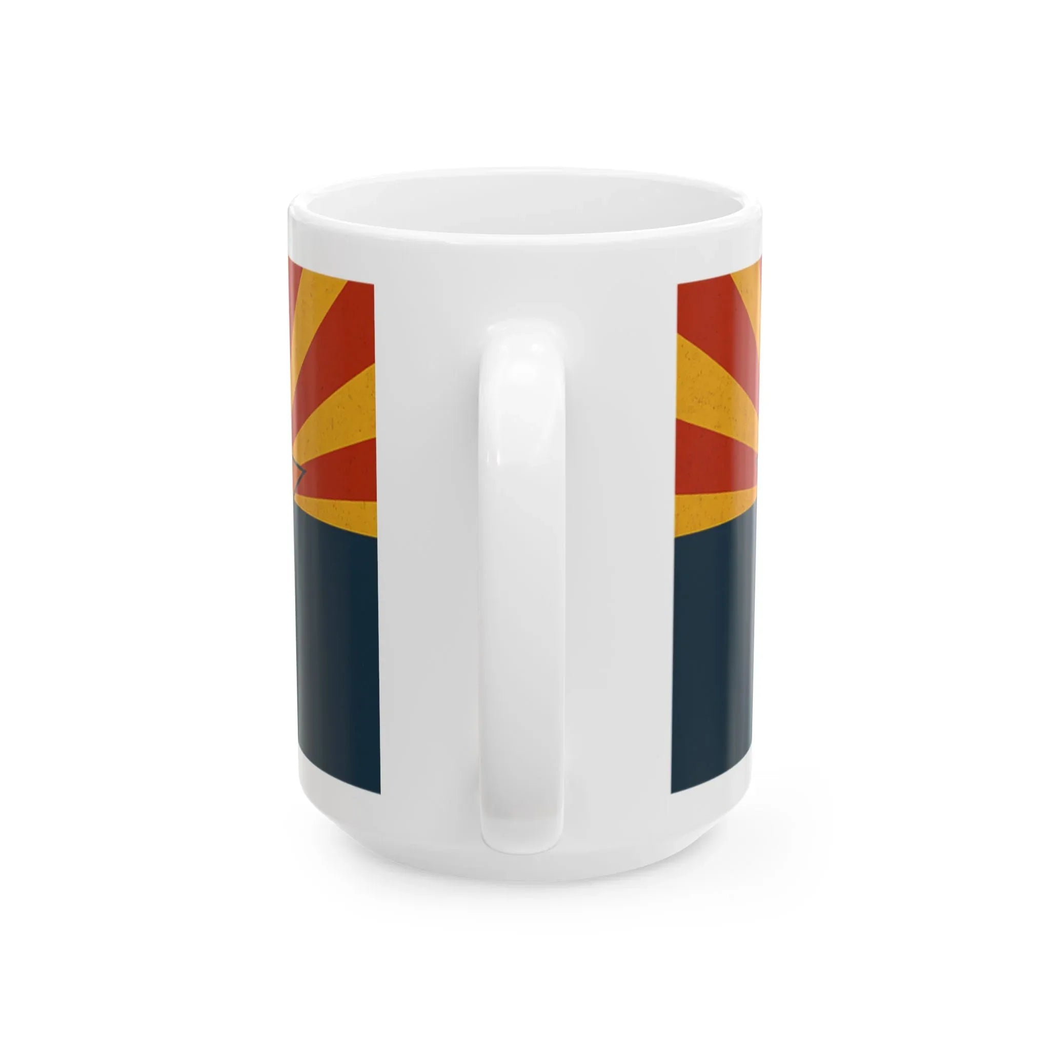 Arizona Sunrise Ceramic Mug — front view 2