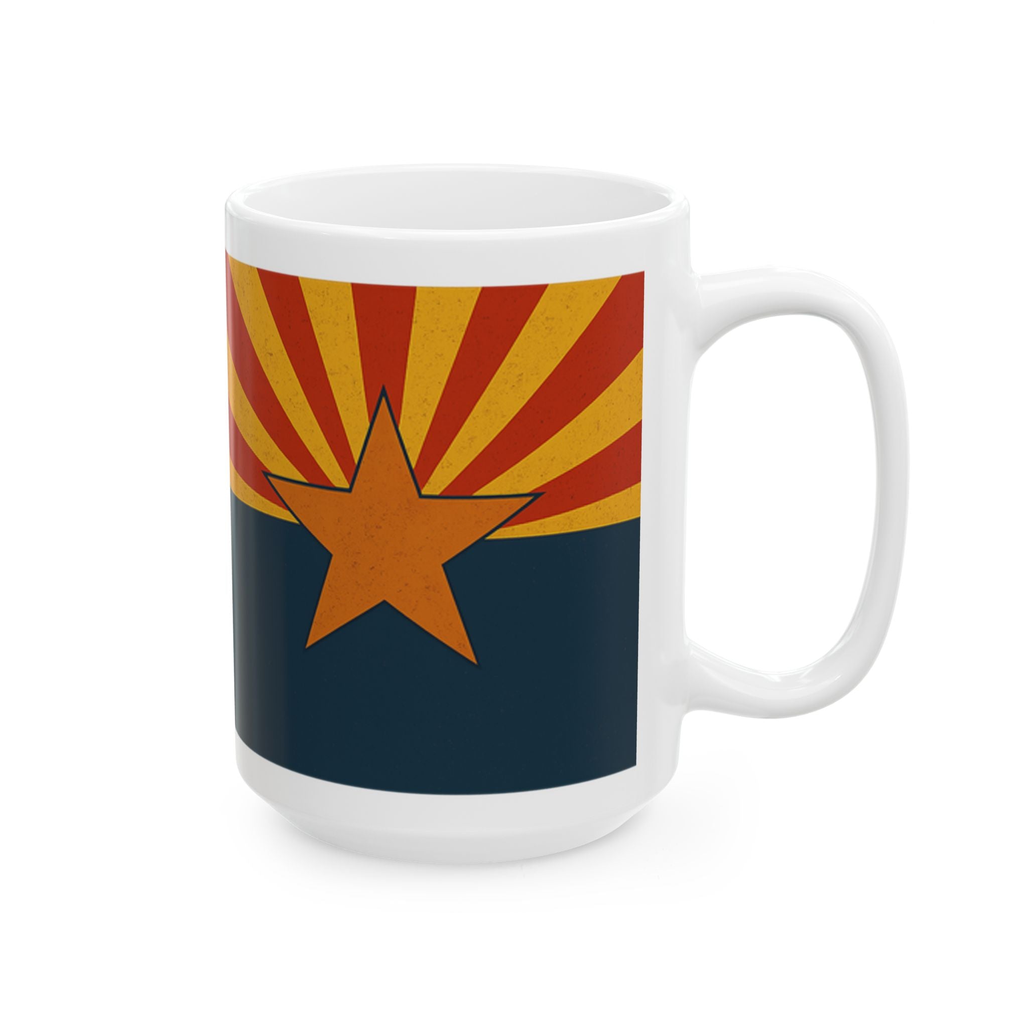 Arizona Sunrise Ceramic Mug — side view 2