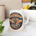 Copper State Ceramic Mug — front view
