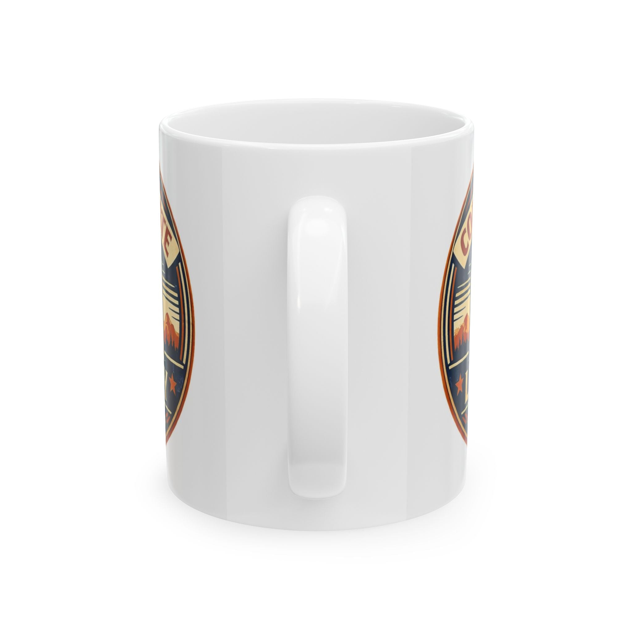 Copper State Ceramic Mug — detail view