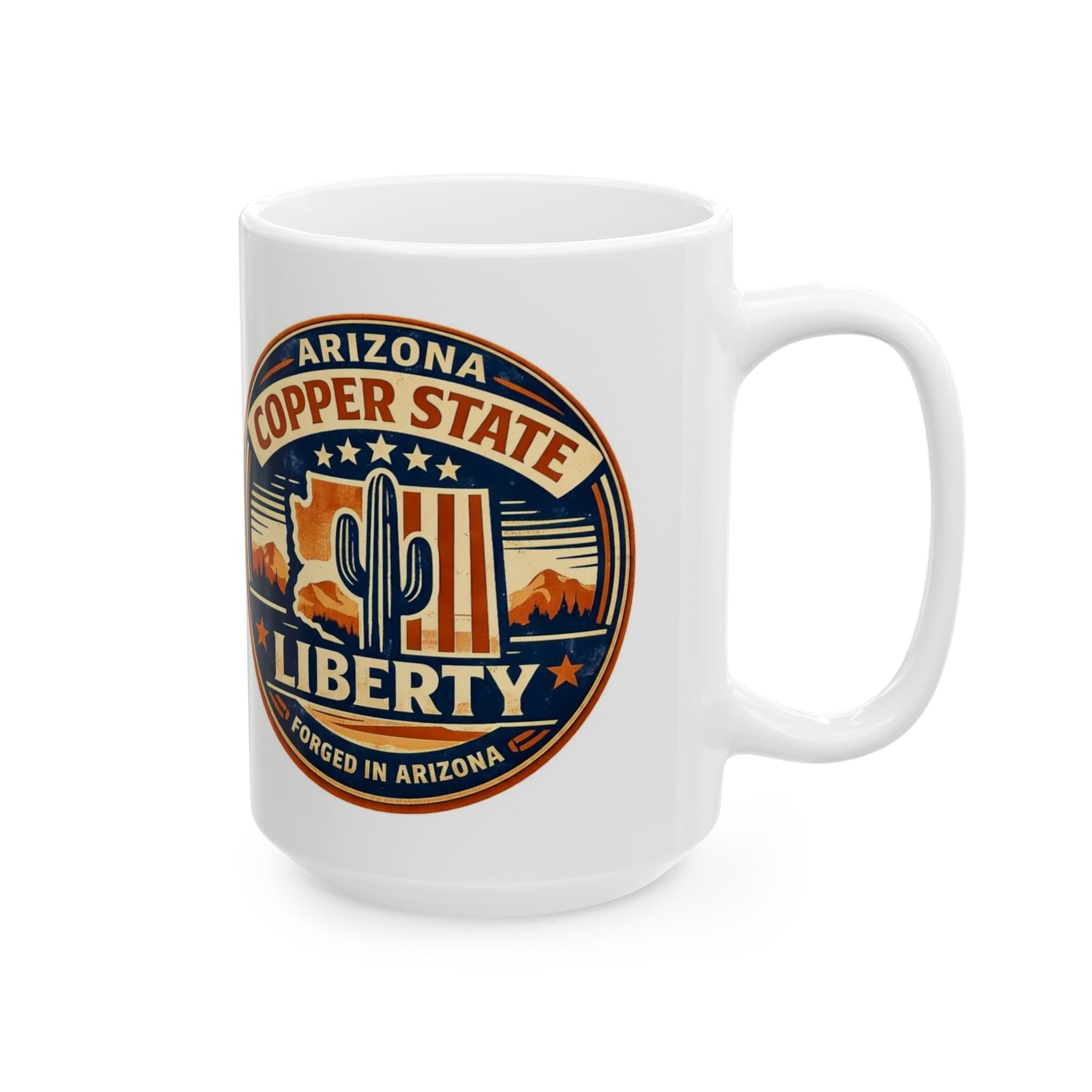 Copper State Ceramic Mug — side view 2