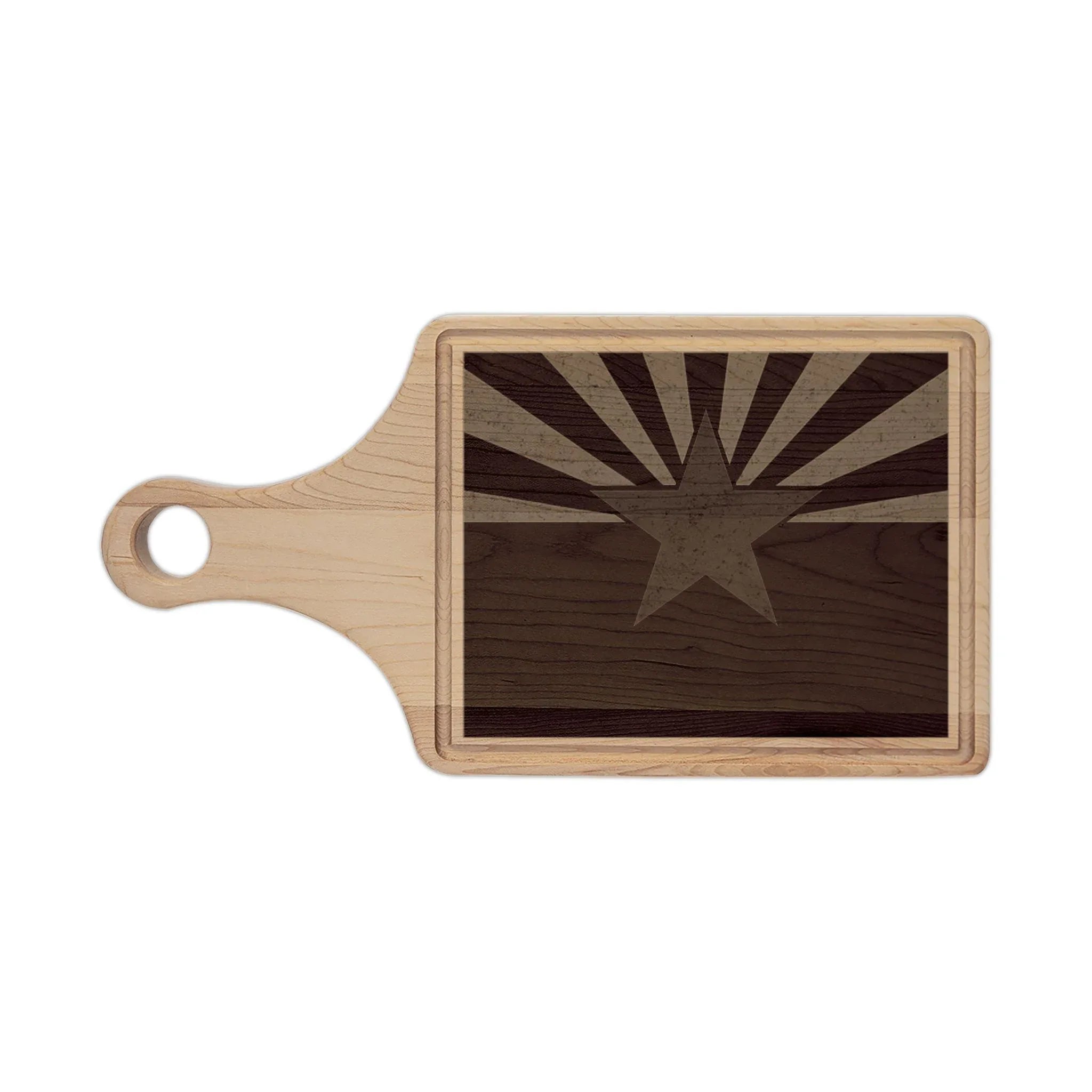 Engraved Desert Scene Cutting Board — alternate view