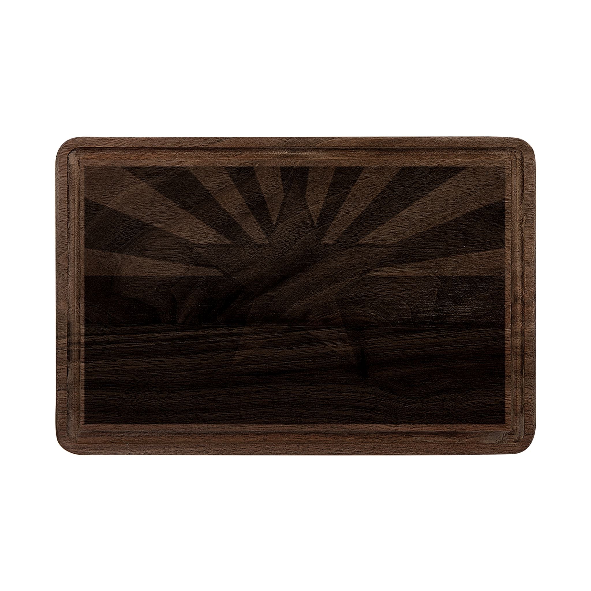 Engraved Desert Scene Cutting Board — front view 2