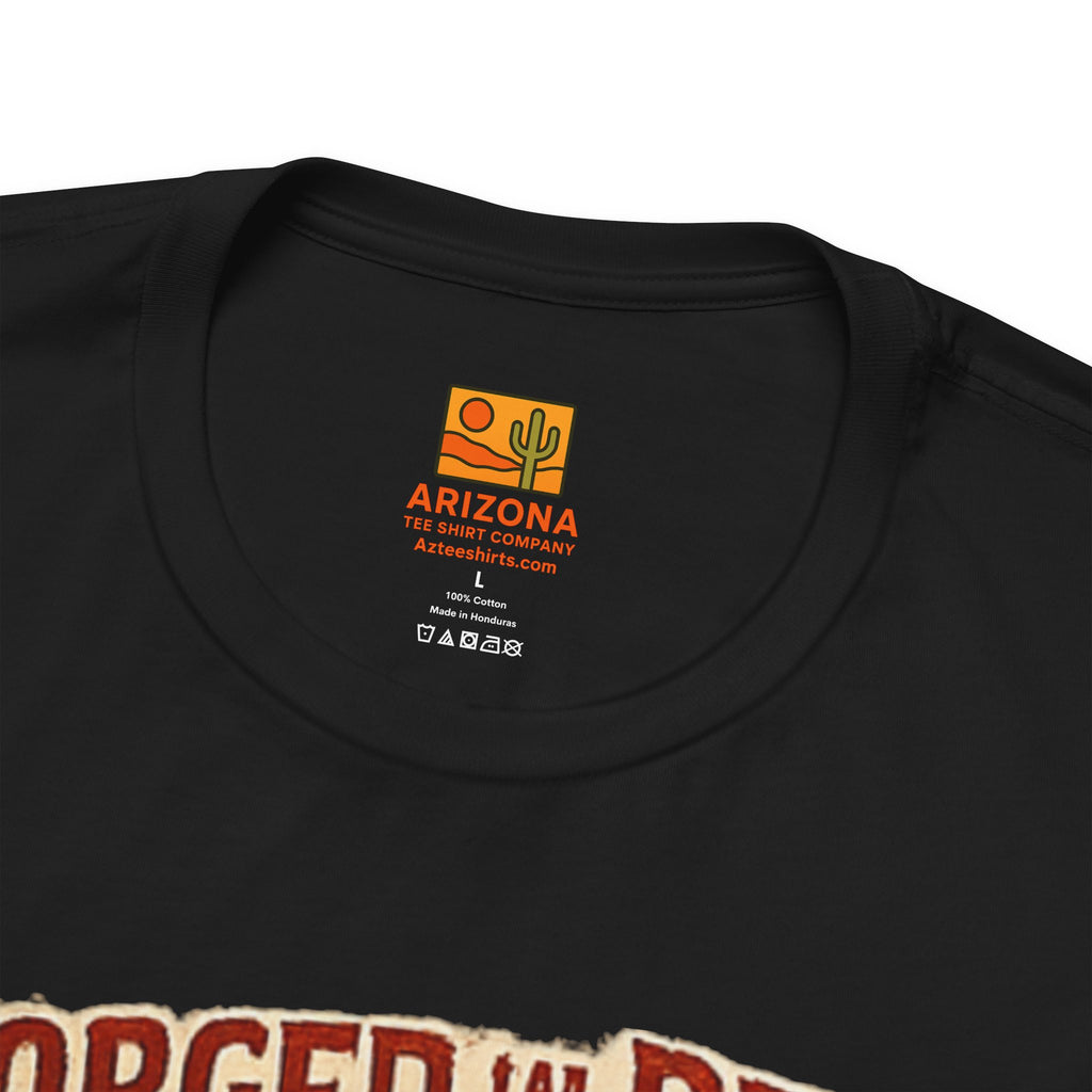 Forged in the Desert Arizona Tee — America 250 Vintage Desert Graphic T-Shirt — alternate view