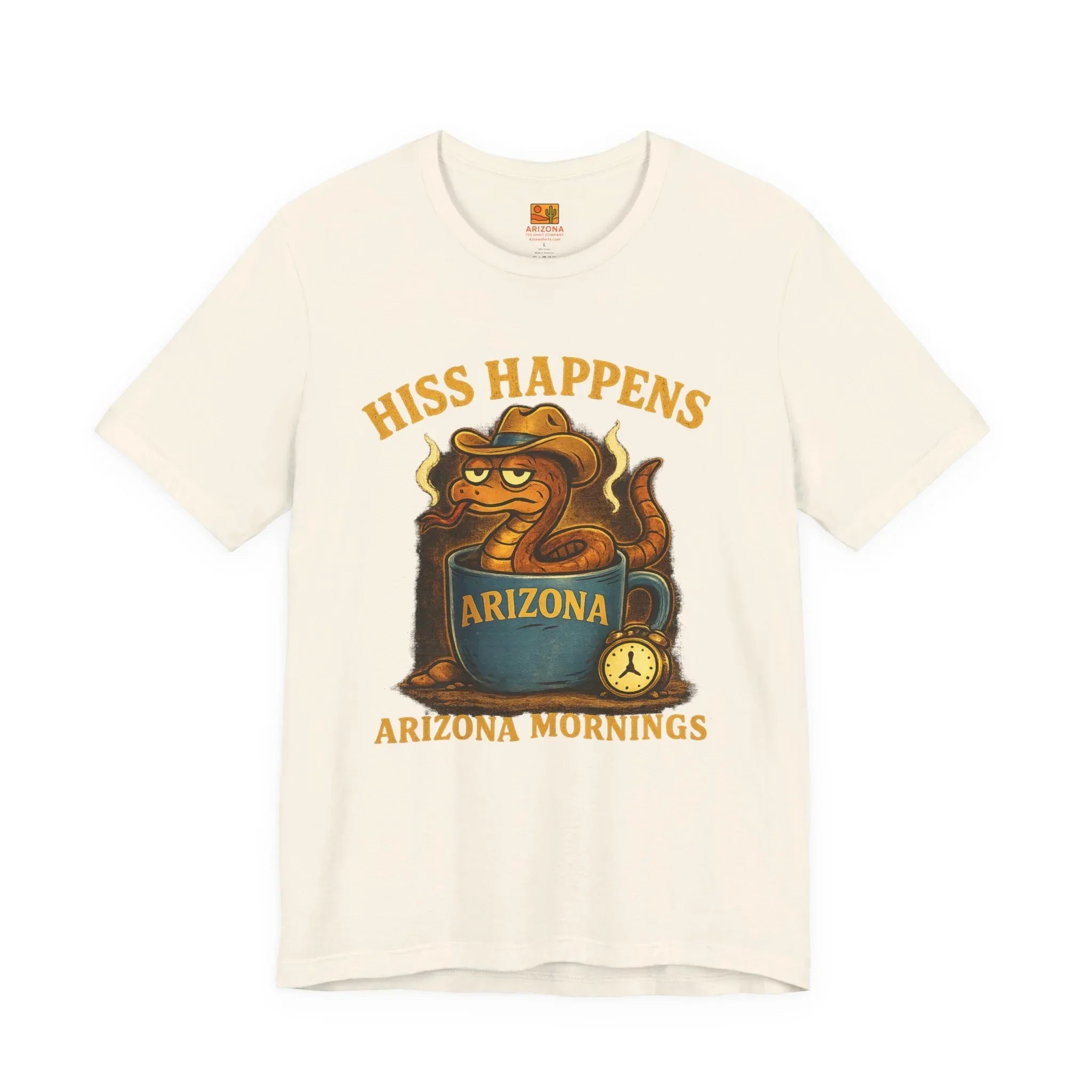 Hiss Happens Arizona Mornings T-Shirt — detail view 2