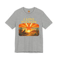 I Love Tucson Sunset Vintage Desert Cactus T‑Shirt — back view