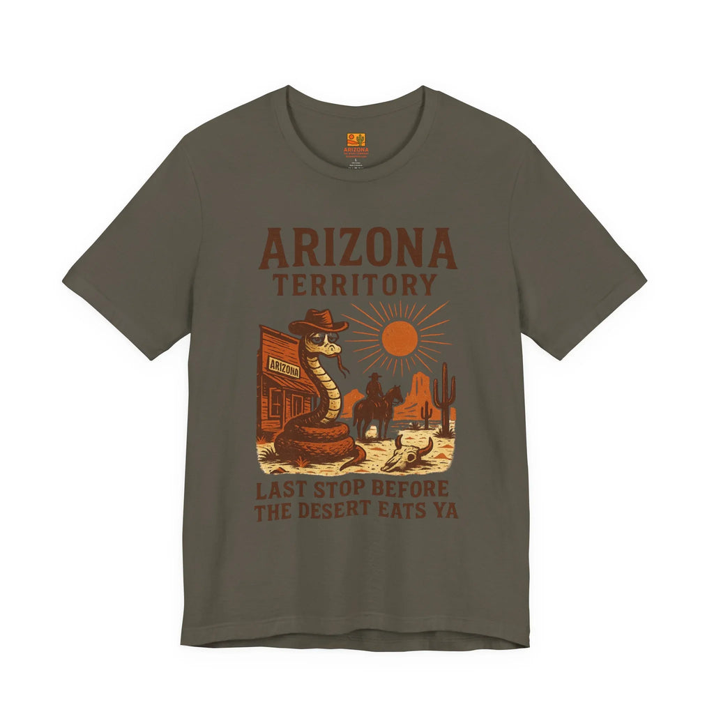 “Last Stop Before the Desert Eats Ya” — back view 2