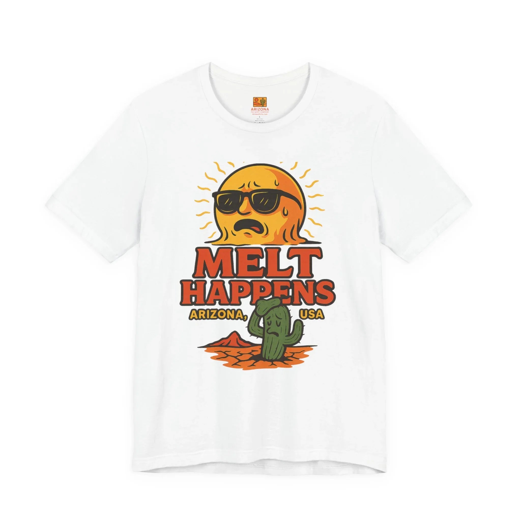 Melt Happens T‑Shirt — Funny Ice Cream / Summer Tee — back view