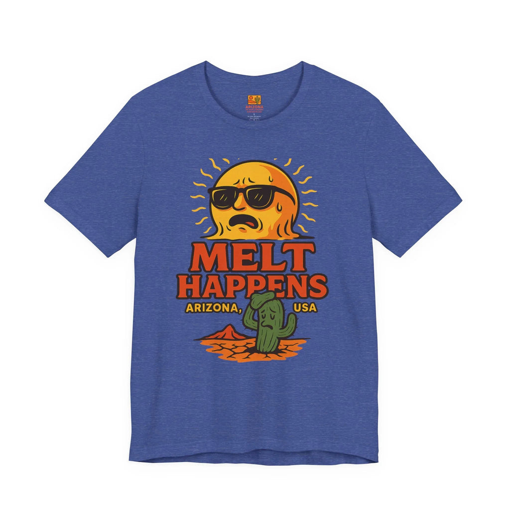 Melt Happens T‑Shirt — Funny Ice Cream / Summer Tee — back view 2