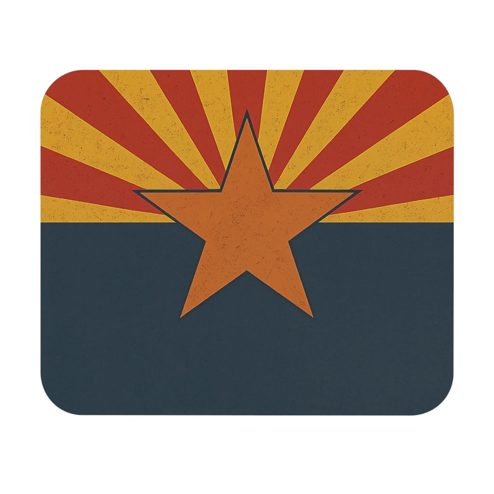 Mouse Pad — Rectangular Gaming & Office Desk Mousepad — back view