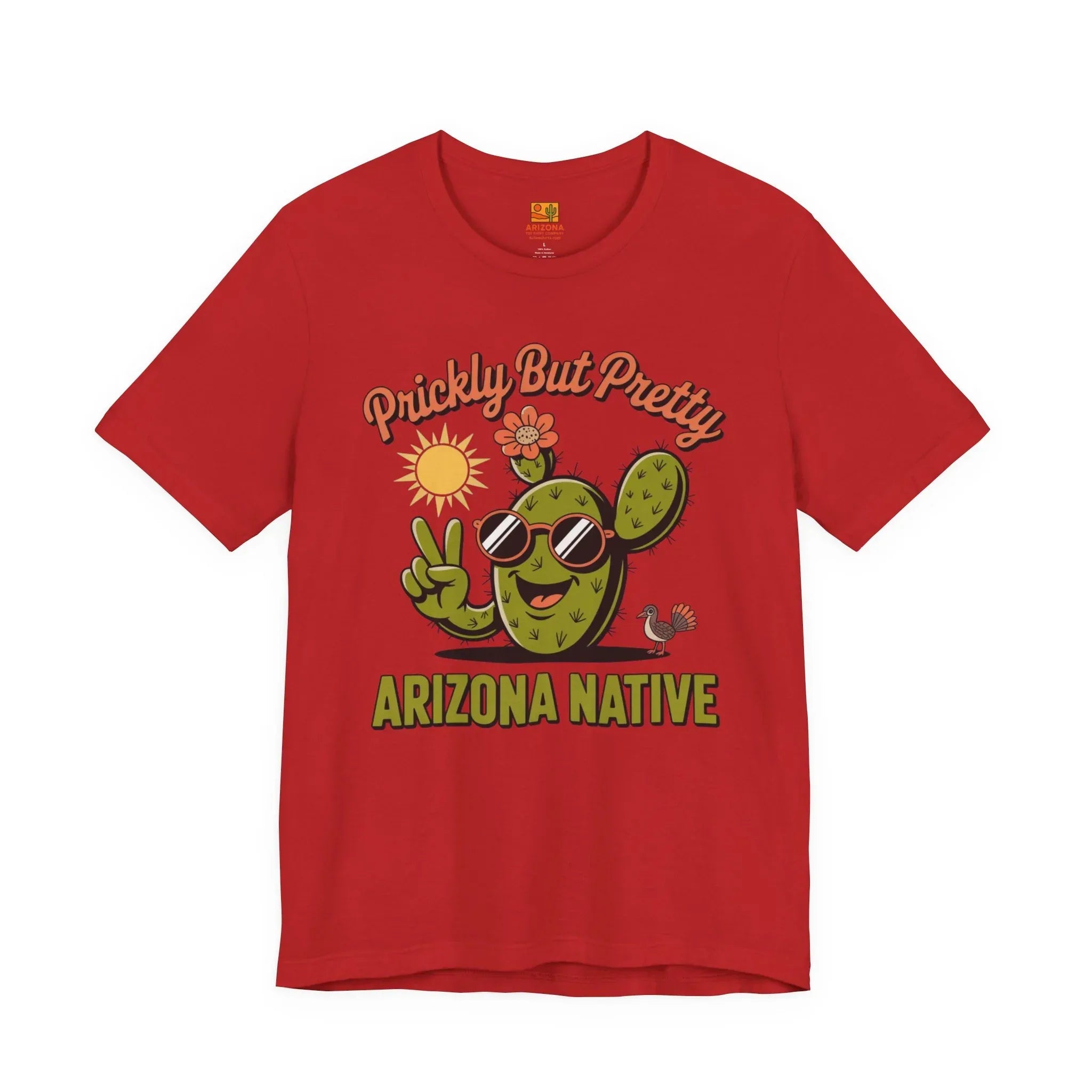 'Prickly But Pretty' Cactus Tee — side view 2