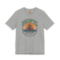Scottsdale Drinking Club Retro Cactus Sunset Tee — back view 2