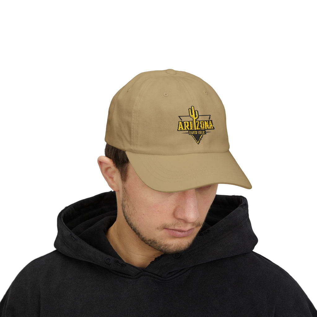 Vintage 1912 Classic Cotton Dad Cap - Timeless Heritage Style — front view 2